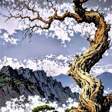 Схема вышивки «дерево»