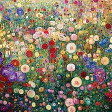 Схема вышивки «густав климт flower garden 2»