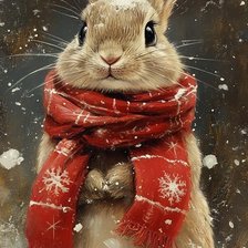 Схема вышивки «Зайка»