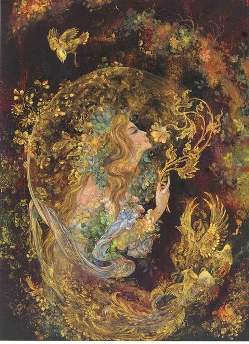 Гравюра, восток - оригинал