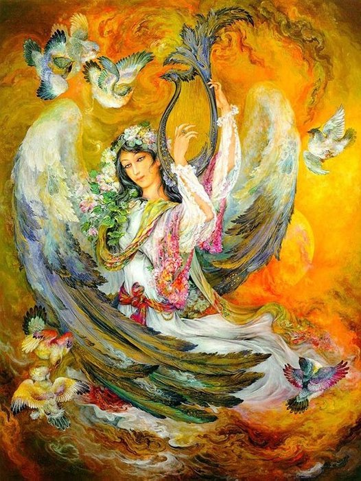 Гравюра, восток - оригинал