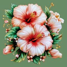 Схема вышивки «Цветы»