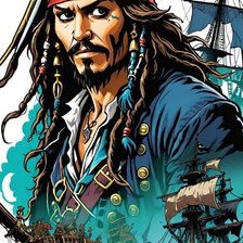 Схема вышивки «джонни деп»