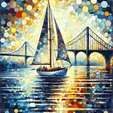 Схема вышивки «парус»