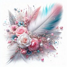 Схема вышивки «Перо»