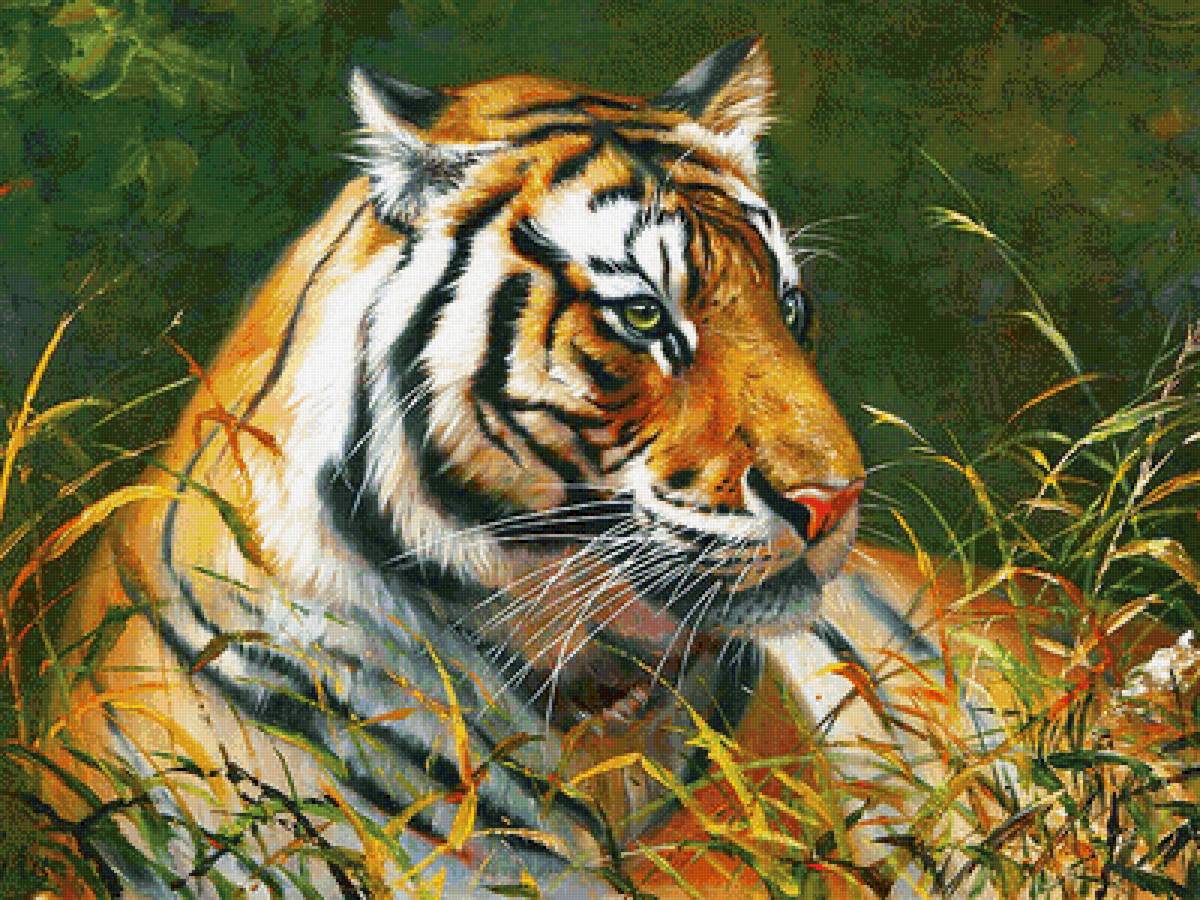 Тигр - художники - предпросмотр