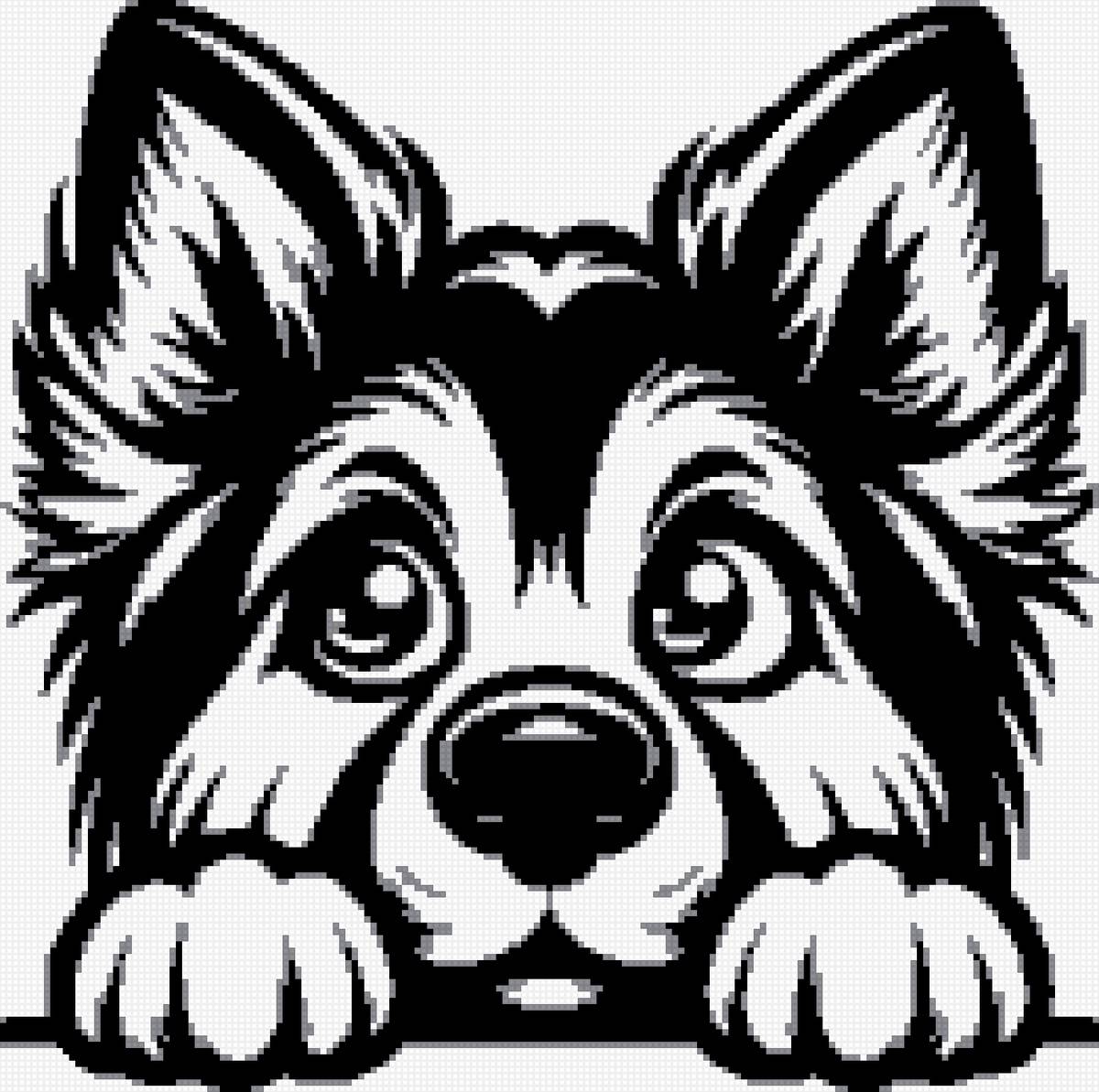 собачка - рисунок - предпросмотр