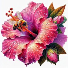 Схема вышивки «цветы»