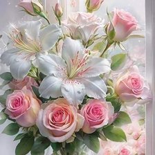 Схема вышивки «Цветы»