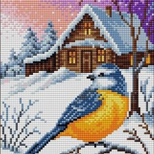 Схема вышивки «Синичка»