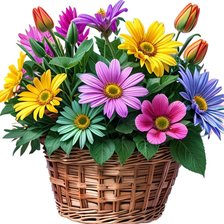 Схема вышивки «букет»