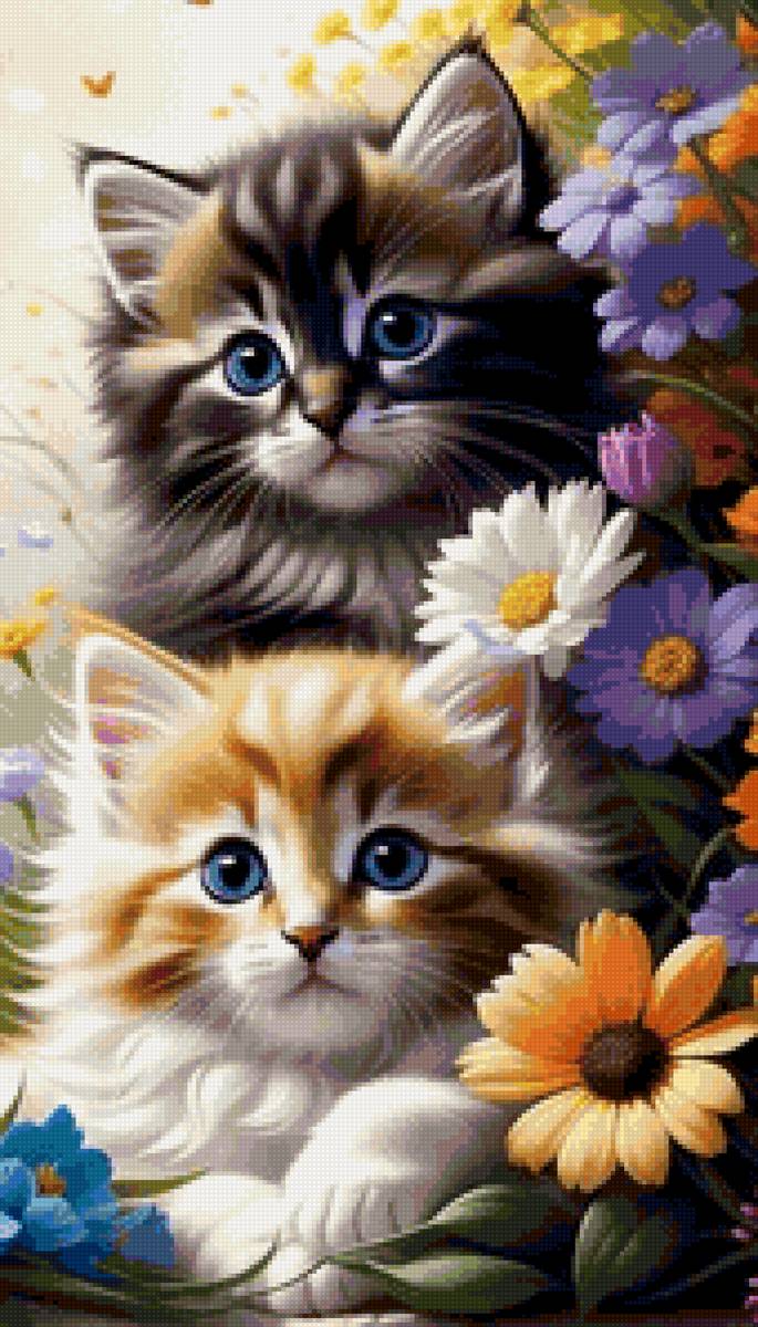 котята - кот - предпросмотр