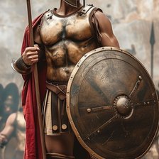 Схема вышивки «Воин, римлянин»