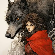 Схема вышивки «Красная Шапочка»