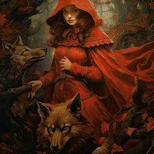 Схема вышивки «Красная Шапочка»