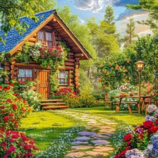 Схема вышивки «Лето»