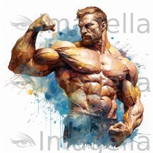 Схема вышивки «Спорт, мотивация»