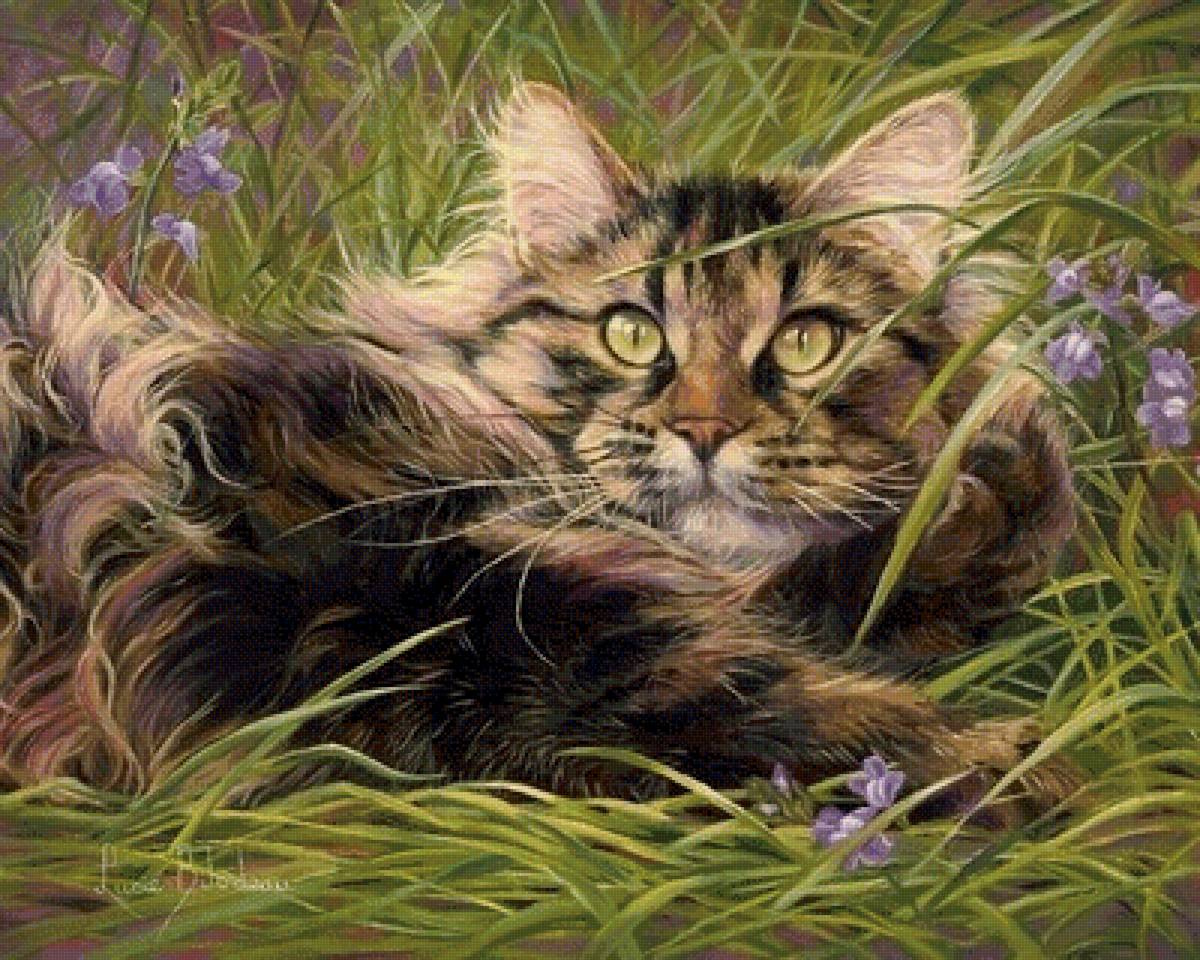 Кошка. Люси Билодау - художники - предпросмотр