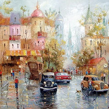 В дождь. Дмитрий Спирос