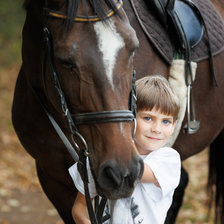 Схема вышивки «Тихон с лошадкой»