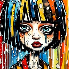 Схема вышивки «девочка»