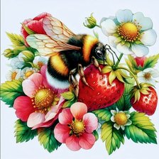 Схема вышивки «Цветы»