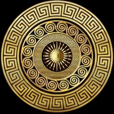 Схема вышивки «Круг Версаче»