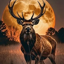 Схема вышивки «Szarvasbika»