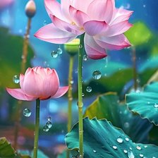 Схема вышивки «Hoa sen»