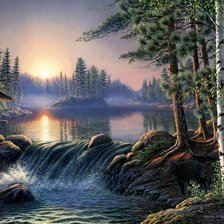 Схема вышивки «природа»