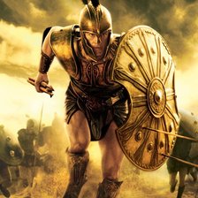 Схема вышивки «Троя, Ахиллес, Брэд Пит»