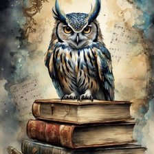 Схема вышивки «Сова»