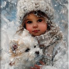 Схема вышивки «It's cold outside»