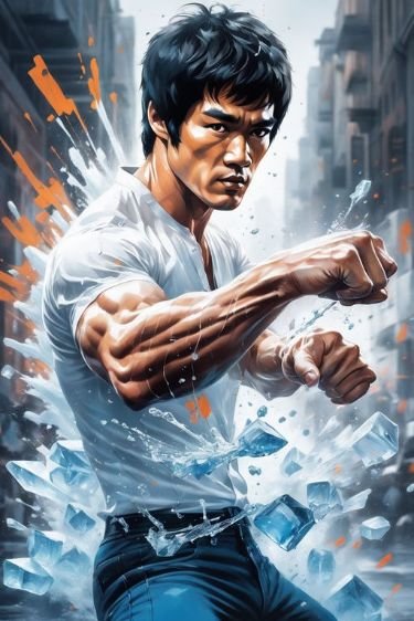 Спорт, мотивация, Брюс Ли - оригинал