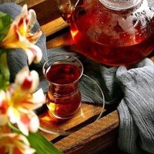 Схема вышивки «Чай утренний»