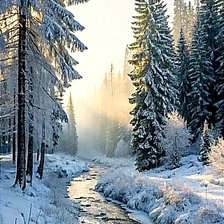 Схема вышивки «Зимняя сказка»