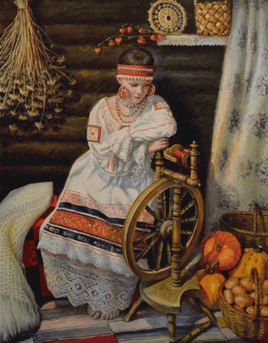 Русская красота. Рукодельница - предпросмотр