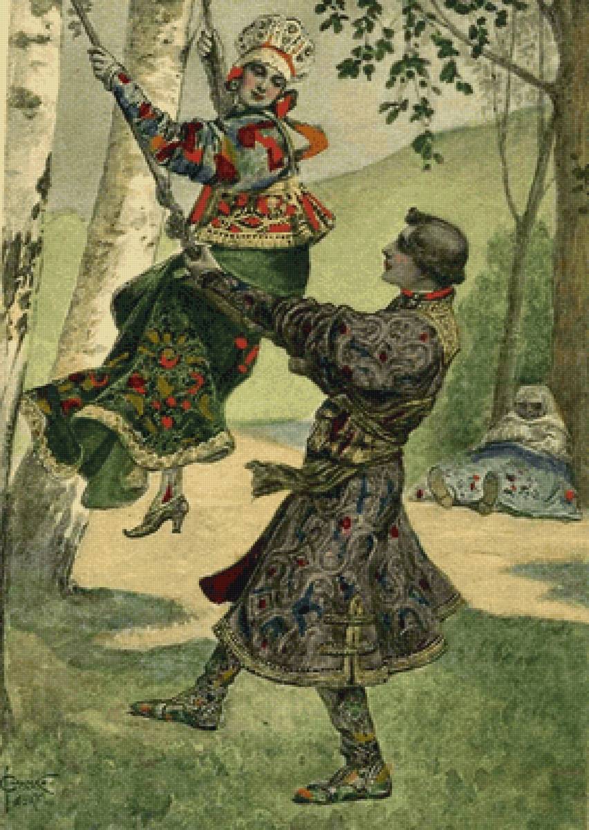 Русская красота. Русский художник иллюстратор Сергей Соломко. - предпросмотр