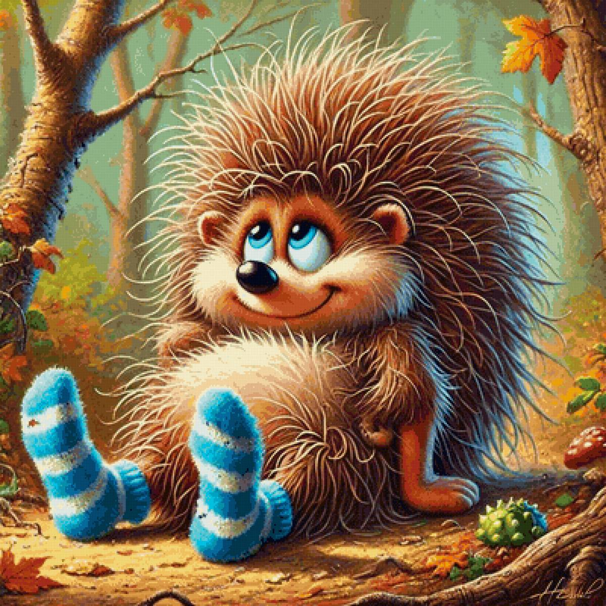 ежик - предпросмотр