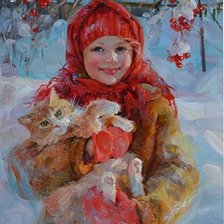 Схема вышивки «Русская красота»