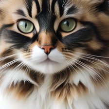 Схема вышивки «кот»