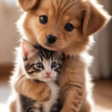 Схема вышивки «Друзья»