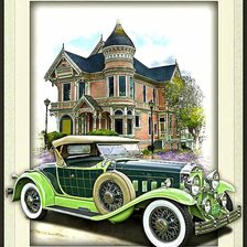 Схема вышивки «Дом»