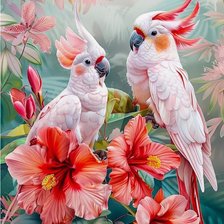 Схема вышивки «Какаду»