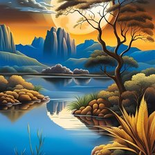 Схема вышивки «Природа»