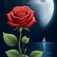 Схема вышивки «Роза»