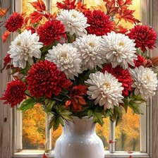 Схема вышивки «астры»