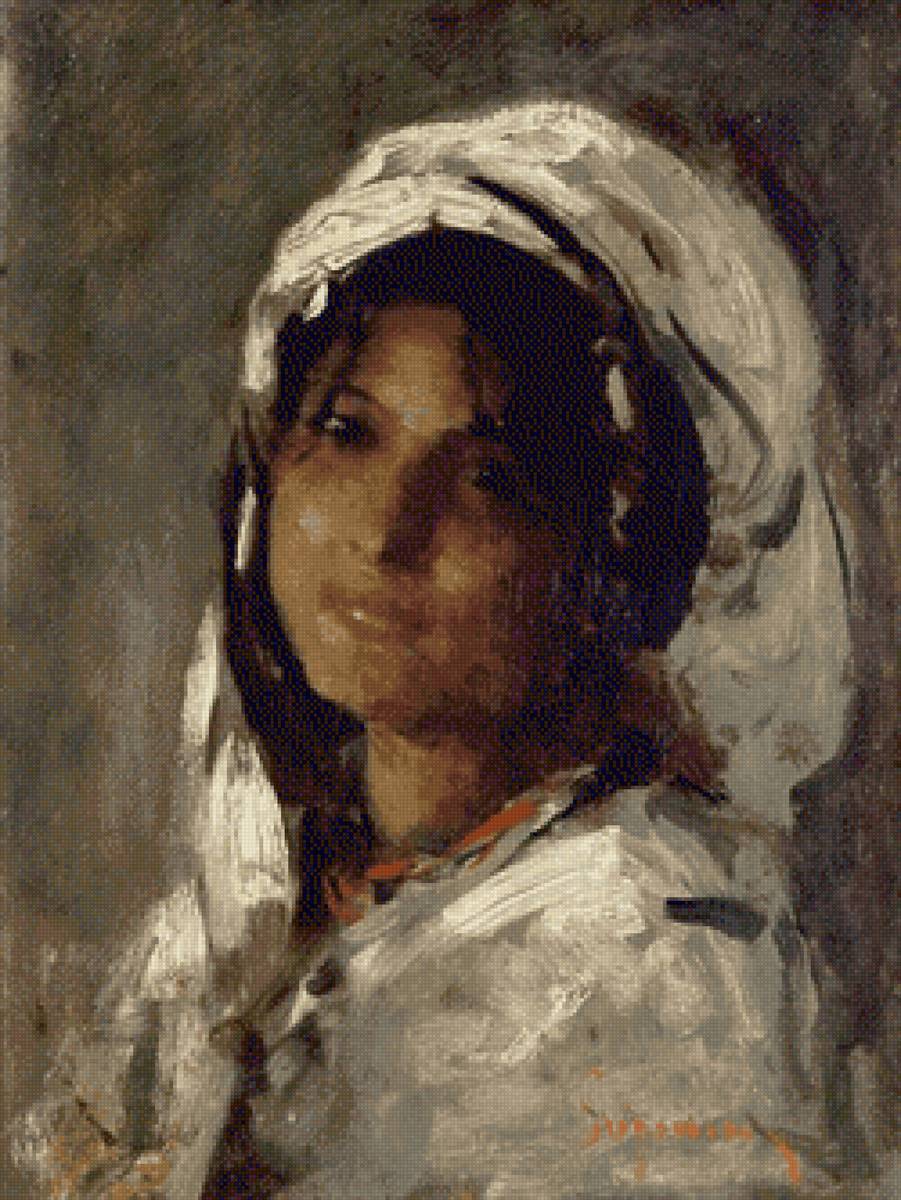 PORTRET DE FATA - grigorescu - предпросмотр
