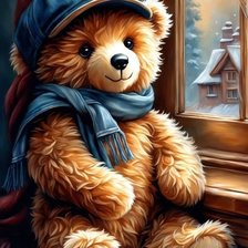 Схема вышивки «мишка»