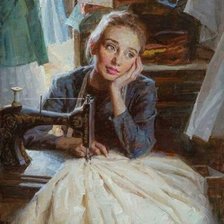 Схема вышивки «Портрет»